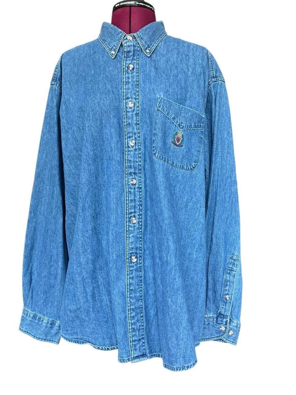 Vintage Hunt Club Denim Button-Up Shirt